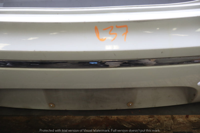 Load image into Gallery viewer, 10-15 Jaguar X351 XJ XJL XJR Rear Bumper Cover Panel Assembly White Oem

