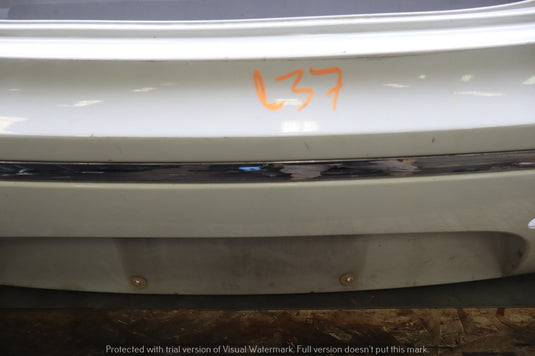10-15 Jaguar X351 XJ XJL XJR Rear Bumper Cover Panel Assembly White Oem