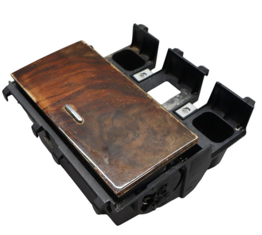 09-15 Jaguar X250 XF XFR Center Console Cupholder Cup Holder Trim Wood Oem