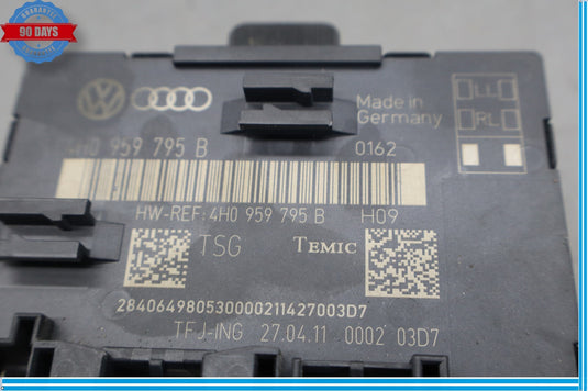11-13 Volkswagen VW Touareg Rear Right Passenger Side Door Control Module Oem