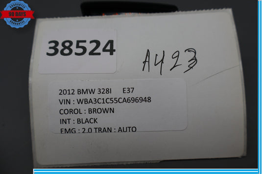 12-18 BMW 320i 328i 330i 330e Rear Window Lifter Switch Black 61319208106 Oem