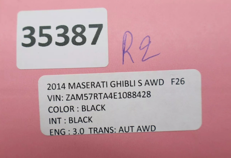 Load image into Gallery viewer, 14-20 Maserati Ghibli S M156 Driver Power Steering Wheel Leather 06700116670 Oem
