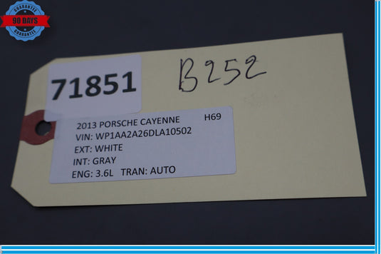 11-18 Porsche Cayenne 958 GTS Electronic Parking Button Switch 7P5919163 Oem