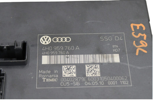 11-18 Audi A8 Quattro Front Left Driver Side Seat Power Control Module Unit OEM