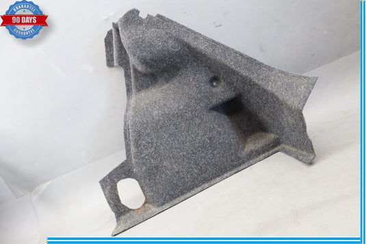 12-18 Fiat 500 Pop Rear Right Trunk Arch Carpet Lining Cover Trim Black Oem