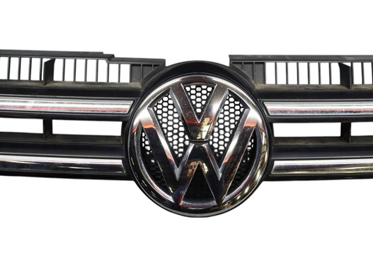 11-14 Volkswagen Touareg Front Bumper Upper Radiator Grill Grille W/ Emblem Oem