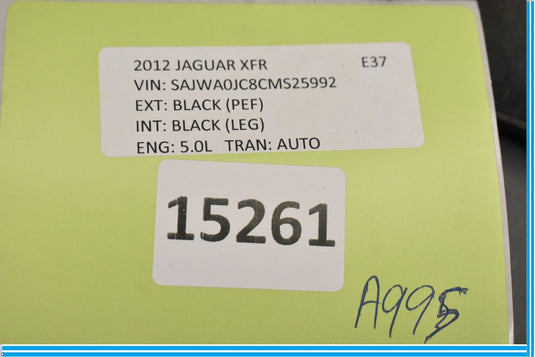 09-15 Jaguar XF XFR Rear Left Driver Side Door Molding Trim Cover Oem