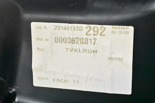 10-14 Mercedes C250 E550 Coupe Rear Right Side C Pillar Trim Cover Panel Oem