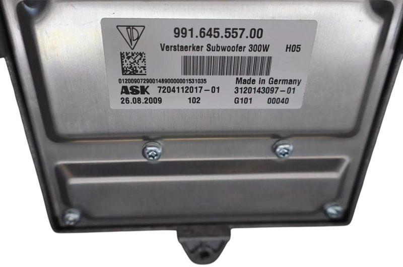 Load image into Gallery viewer, 10-16 Porsche Panamera 970 Turbo Subwoofer Amplifier Burmester Audio Sound OEM
