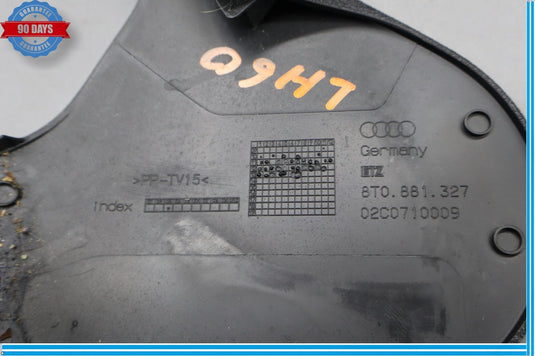 08-18 Audi A6 Front Left Driver Side Seat Inner Trim Cover Panel Black Oem