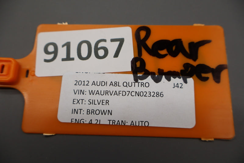 Load image into Gallery viewer, 11-14 Audi A8 A8L Quattro Rear Lower Bumper Valance Shell Spoiler Panel Oem
