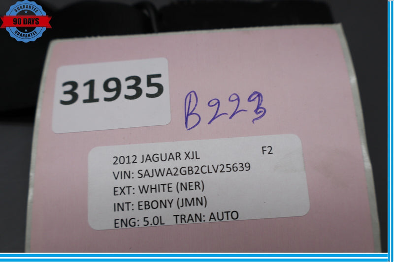 Load image into Gallery viewer, 10-15 Jaguar XJ XJL X351 Rear Center Seat Belt Buckle AW9360045AB Oem
