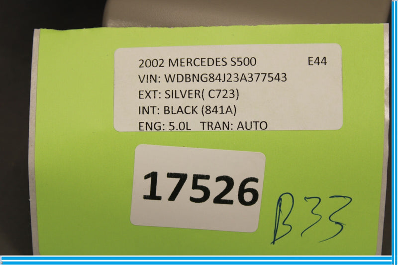 Load image into Gallery viewer, 00-06 Mercedes S500 S600 Front Upper Overhead Inner Rear View Mirror Oem
