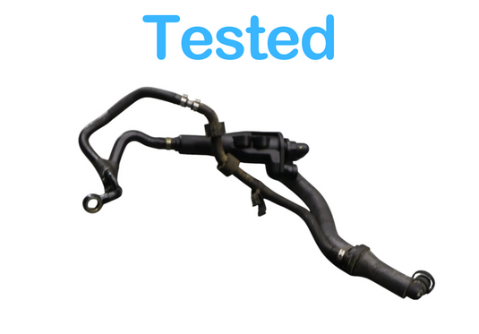 03-16 Bentley Continental GTC GT 6.0L W12 Left Engine Oil Separator w/ Pipe Oem