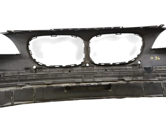 09-12 BMW 740i 750Li F01 Front Lower Bumper Shell Cover Penal Assembly Black OEM