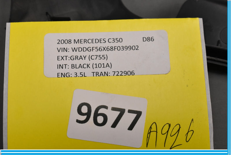 Load image into Gallery viewer, 08-14 Mercedes C300 C350 W204 Front Right Passenger Lower Seat Cover Trim Oem
