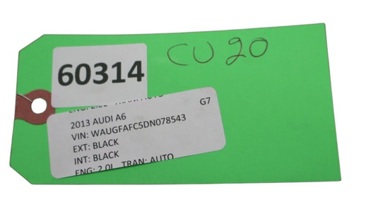 12-18 Audi A6 Quattro Rear Left Side Seat Upper Top Cover Cushion W/Headrest Oem