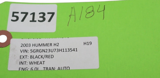 03-07 Hummer H2 Front Left Driver Side Door Lock Latch Actuator 15204927 Oem