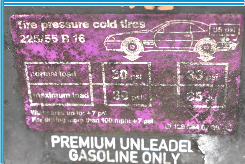 Load image into Gallery viewer, 90-02 Mercedes R129 SL500 SL320 300SL Fuel Gas Tank Door Lid Cover Oem
