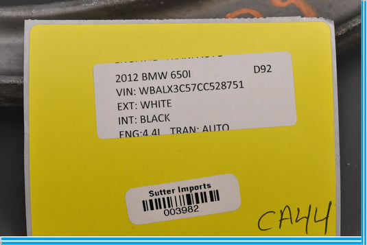 09-20 BMW 650i 640i F12 Front Left Driver Side Upper Suspension Control Arm Oem
