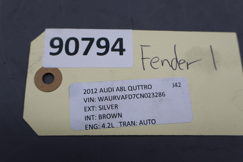 Load image into Gallery viewer, 11-18 Audi A8 A8l Quattro Front Right Passenger Side Fender Shell 4H0821106B Oem
