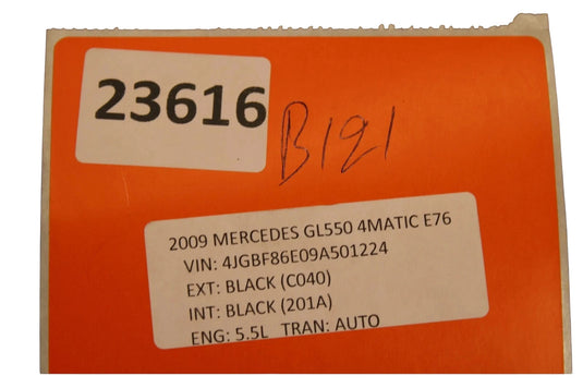 06-12 Mercedes X164 GL550 GL450 Front Right Passenger Sun Visor A1648101010 Oem