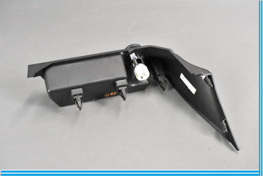 18-20 Jaguar E-Pace Front Center Console Pocket Cover W/ Power Port Trim Oem
