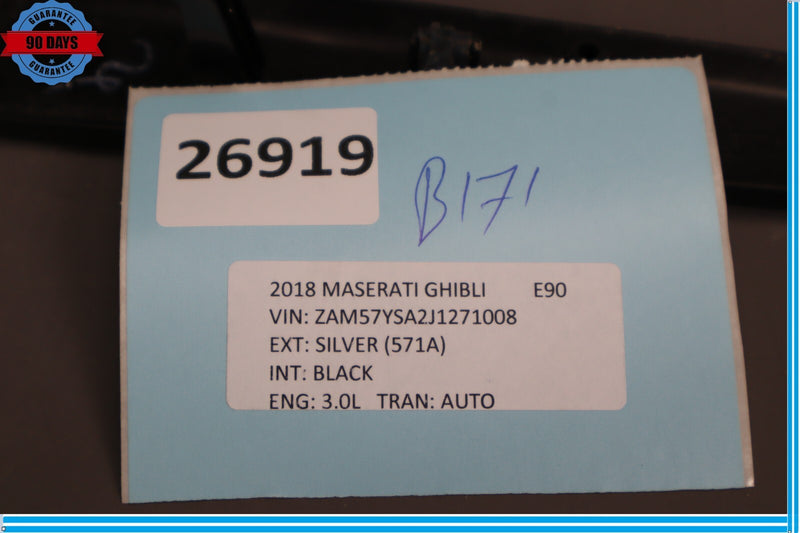 Load image into Gallery viewer, 14-21 Maserati Ghibli Rear Right Passenger Side Door Interior Trim Molding Oem
