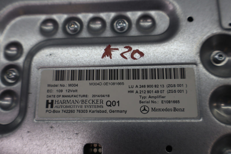 Load image into Gallery viewer, 14-17 Mercedes B Electric B250e Audio Sound Amplifier Amp Control Module Oem
