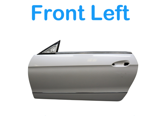 10-17 Mercedes W207 E350 E550 Front Left Exterior Door Shell Panel White Oem