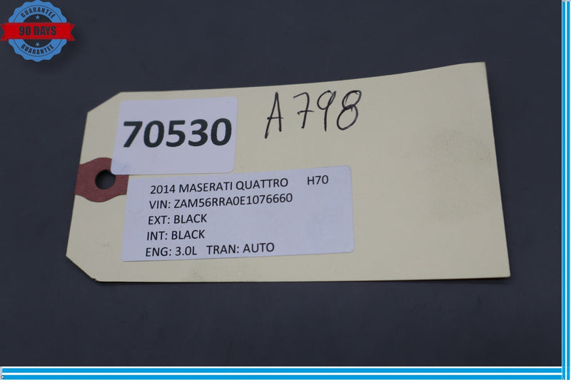Load image into Gallery viewer, 14-17 Maserati Quattroporte Front Right Exterior Door Pillar Trim Cover Oem
