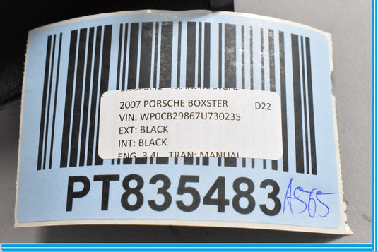 05-08 Porsche Boxster Cayman 987 911 Center Console Storage Tray 99755314301 Oem