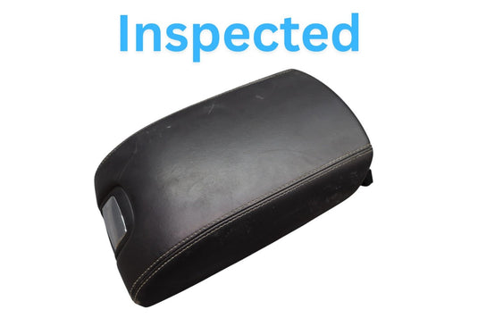 07-15 Jaguar X150 XKR XK Center Console Armrest Compartment Cover Lid Black Oem