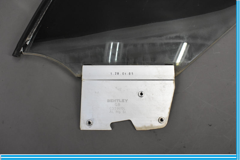 Load image into Gallery viewer, 03-10 Bentley Continental GT Left Driver Side Vent Glass Window Panel Oem
