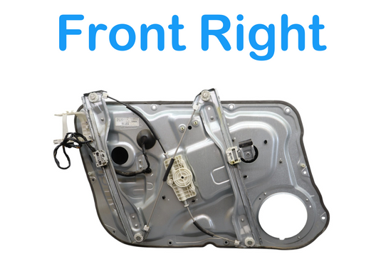 11-13 Hyundai Equus SIG Front Right Side Window Regulator W/ Panel Oem