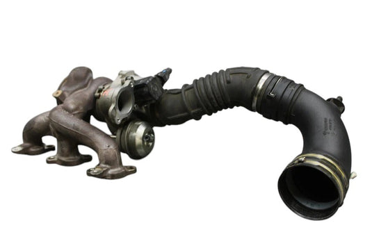 14-20 Maserati Ghibli Front Left Side Turbo Charger Turbocharger Manifold Oem