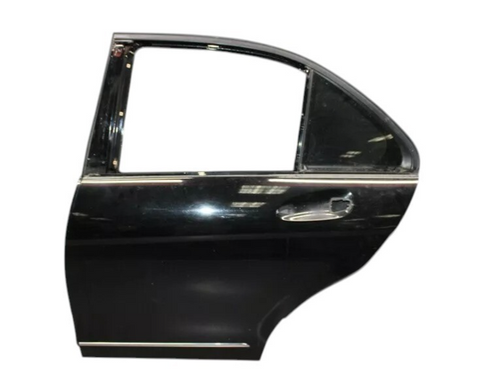 08-14 Mercedes C250 W204 C300 C350 Rear Left Driver Side Door Shell Black OEM