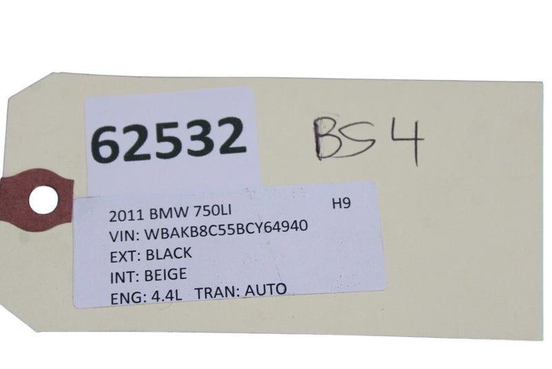 Load image into Gallery viewer, 09-15 BMW 740i 750Li Rear Second Row Side Lower Bottom Seat Cushion Beige Oem
