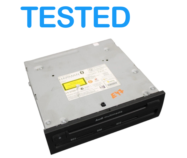 Load image into Gallery viewer, 2012 Audi A8 Quattro Audio Radio CD Player Receiver Head Unit Black DA103858 OEM
