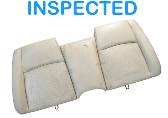 07-15 Jaguar XK X150 Rear Second 2 Raw Top Upper Seat Cushion Leather OEM