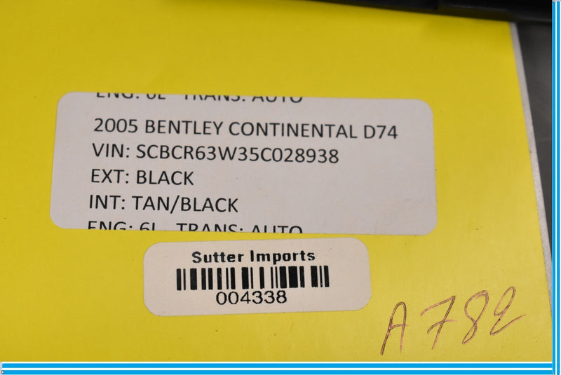 Load image into Gallery viewer, 05-10 Bentley Continental Upper Dash Air Vent Grille Speaker Cover Trim Oem
