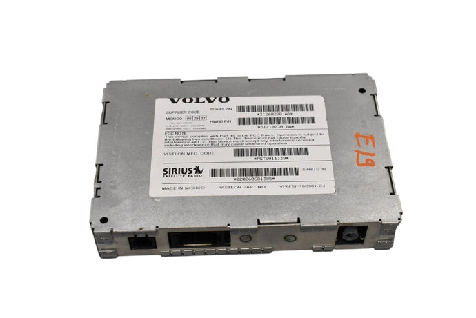 06-13 Volvo C70 Satellite Audio Radio Equipment Tuner Control Module Unit Oem