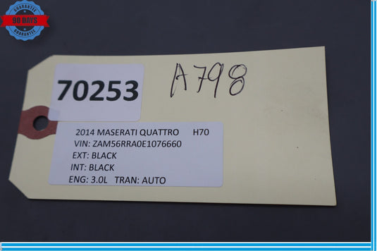 14-20 Maserati Quattroporte SQ4 M156 Front Left Seat Control Switch Module Oem