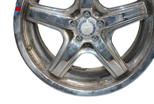 07-12 Mercedes GL550 GL450 10 X R21 21" AMG Wheel Rim Chrome 1644014302 Oem