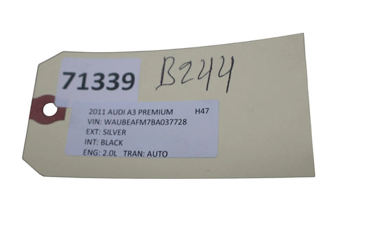 05-13 Audi A3 Front Left Driver Side Bumper Fog Light Lamp 8E0941699C OEM