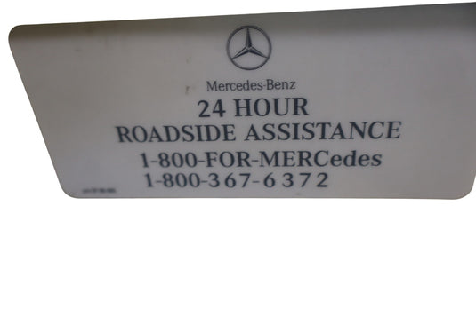 03-12 Mercedes R230 SL600 SL55 AMG Left Side Sun Visor Sunvisor Shade Oem