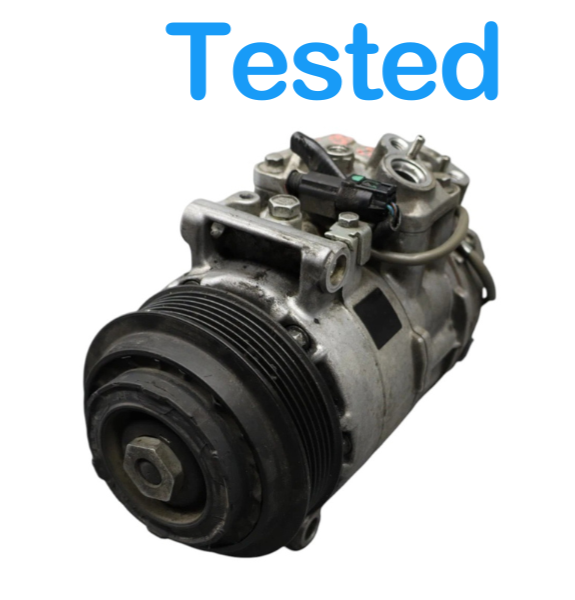 Load image into Gallery viewer, 07-09 Jaguar XK XKR A/C Air Conditioning Compressor w/ Pulley 6W9319D629AA Oem
