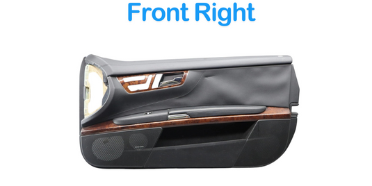 07-14 Mercedes W216 CL550 Front Right Passenger Side Interior Door Panel Oem