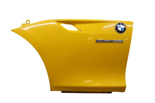 09-12 BMW E89 Z4 3.0L Front Left Driver Side Fender Cover Panel Yellow Oem