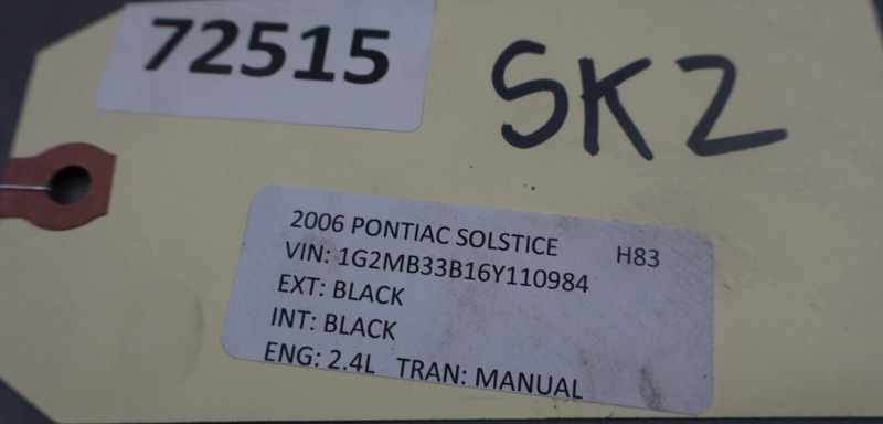 Load image into Gallery viewer, 06-10 Pontiac Solstice Rear Left Side Spindle Knuckle Hub Bearing 15262569 Oem
